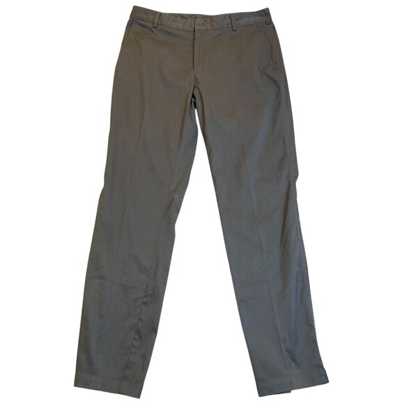 Nike Golf Mens Pants 34x34 Dri-Fit Gray Flat Front Lightweight Casual - Picture 1 of 10